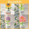 Sunflower Lotus Diy Hyacinth Lily Of The Valley Building Blocks Gift Decoration