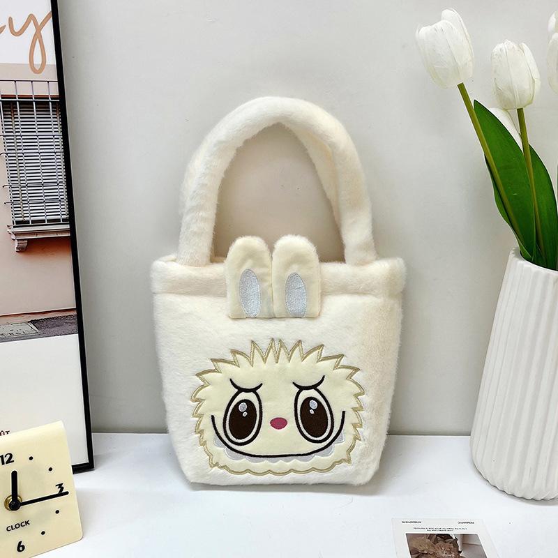 New Handbag Girls Cute Labubu Plush Bag