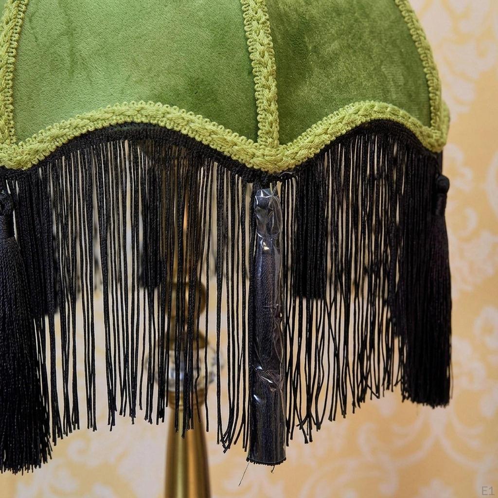 Bell-Shaped Velvet Lampshade with E27 Socket for Floor And Bedside Lamps.