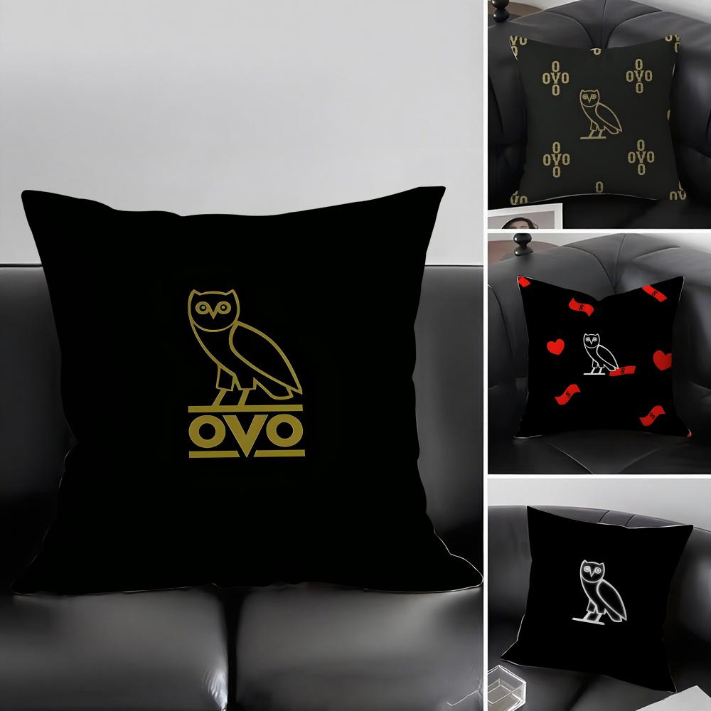 DDrake OOvo Owl Cushion Cover Pillowcase Ultra Soft Skin Friendly Fabric Cloud Like Comfort Concealed Zipper