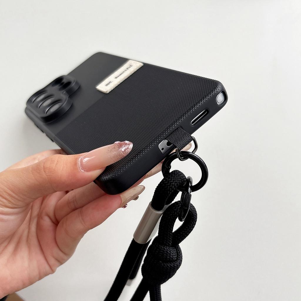 Punktmuster Silikon Halskette Lanyard Handyhülle Für Realme 5 8 12 15 16 Pro Plus 15X 15T 5G 5S 5i 6i 9i C3 C85 C71 P3 Lite Hülle