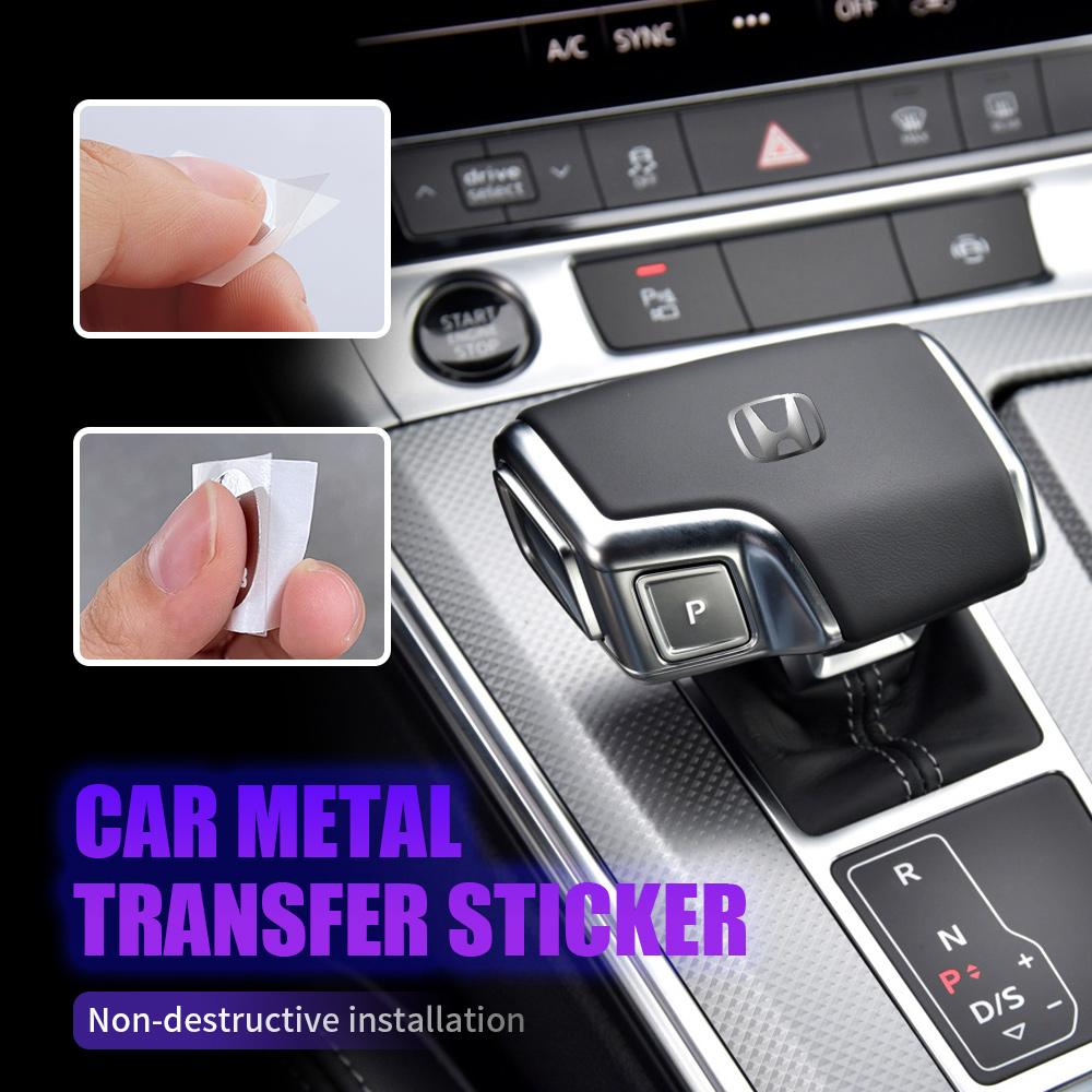 5/10/20pcs 3D Metal Car Stickers Labeling Emblem Badge Decoration Decals For Honda Civic CRV Accord Fit Jazz Odyssey Accessories CB0