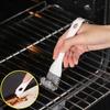 4Pcs V-shaped BBQ Grill Brush Set 2 In 1 Grid Cleaning Brush Exhaust Fan Stove Cleaner  Sink