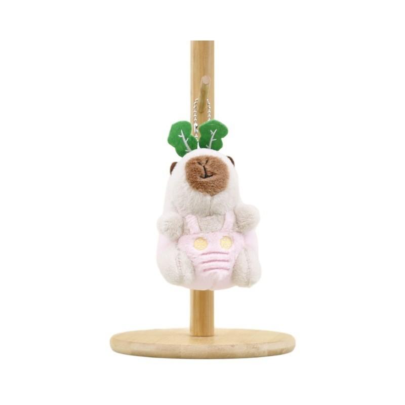 Adorable Capybara Plush Keychain Cute Soft Toy Bag Charm 12cm Stuffed Animal