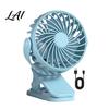 Nízkohlučný přenosný ventilátor s klipem, vestavěné noční světlo, nastavitelná 3 rychlostní, USB dobíjecí, stolní s 720° rotací, tichý, osobní