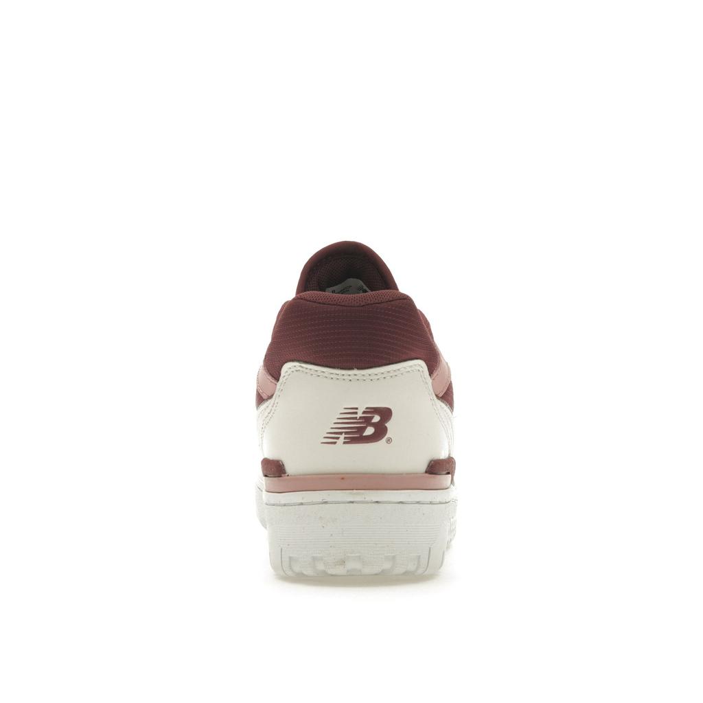 New Balance 550 Washed Burgundy Women Sneakers White Sea-Salt BBW550DP