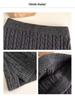 Trendy Women's Cable Knit Bodycon Midi Skirt - Autumn/Winter Versatile Outfit