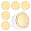 AEE4-6Pcs Blank Coins For Engraving, 40Mm Coin Blanks Laser-Engraving Blanks Custom Challenge-Coins Polished Metal