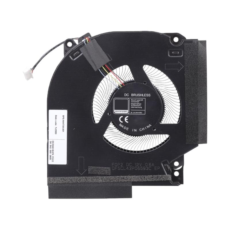 CPU GPU Cooling Fan Notebook Cooling Metal Heat Dissipation Fan for 16-R 12V MG75091V1-C180-S9A Laptop Notebook
