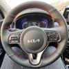 Per Kia K5 Sportage 4 KX5 2016 2017 Coprivolante per auto in vera pelle nera antiscivolo cucito a mano