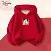 Christmas Mickey Minnie Print Children Hooded Sweatshirt Boy Girl Autumn Winter Daily Outdoor Casual Warm Soft Sportswear