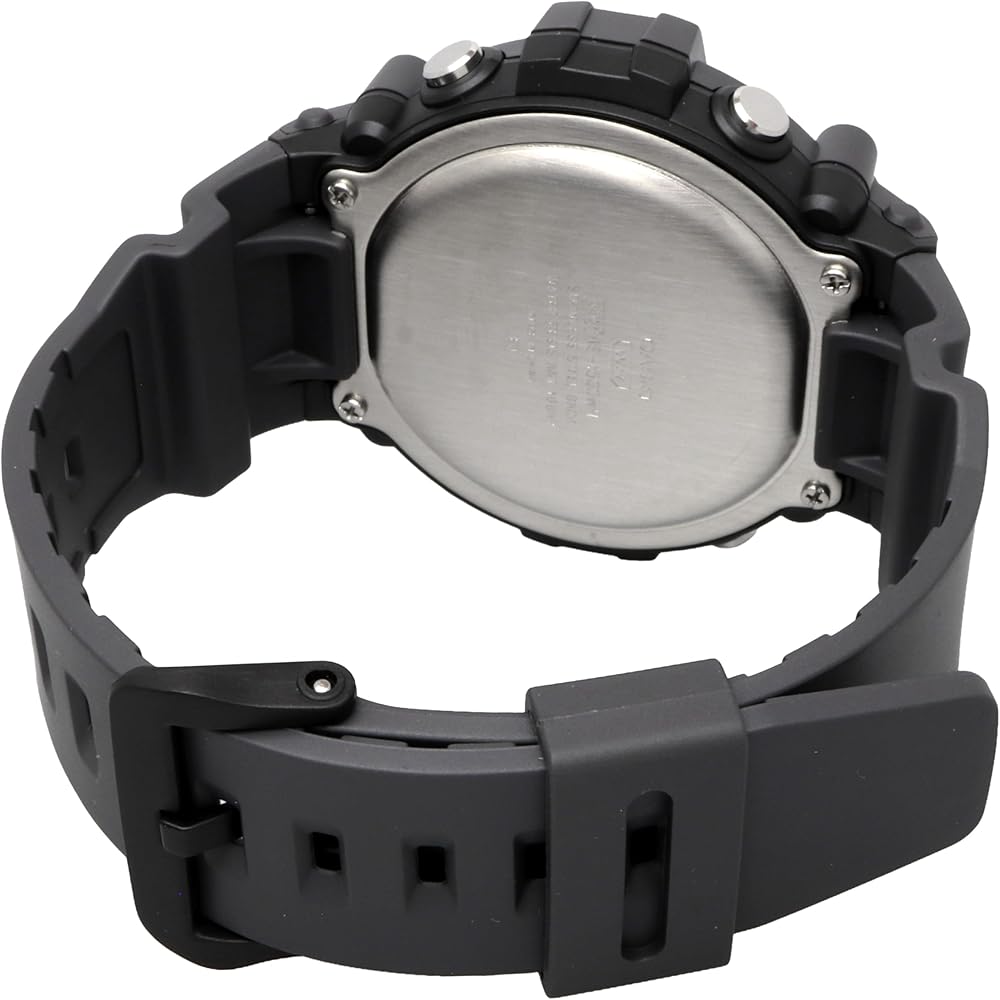 Casio AE-1500WHC-8AV Men's Standard Digital Watch Dark Gray Orange LCD Imported Model