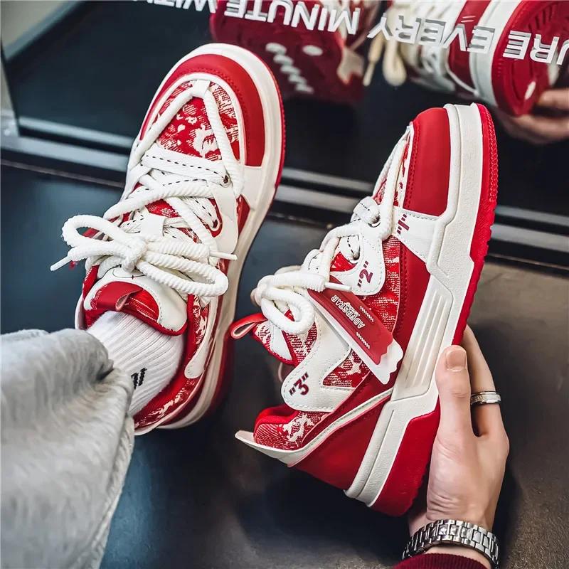 Fashion Luxury Men's Sneakers Fashion Trend Casual Board Shoes Increased Height Thick Bottom Sports Running Shoes Zapatos Para Hombres