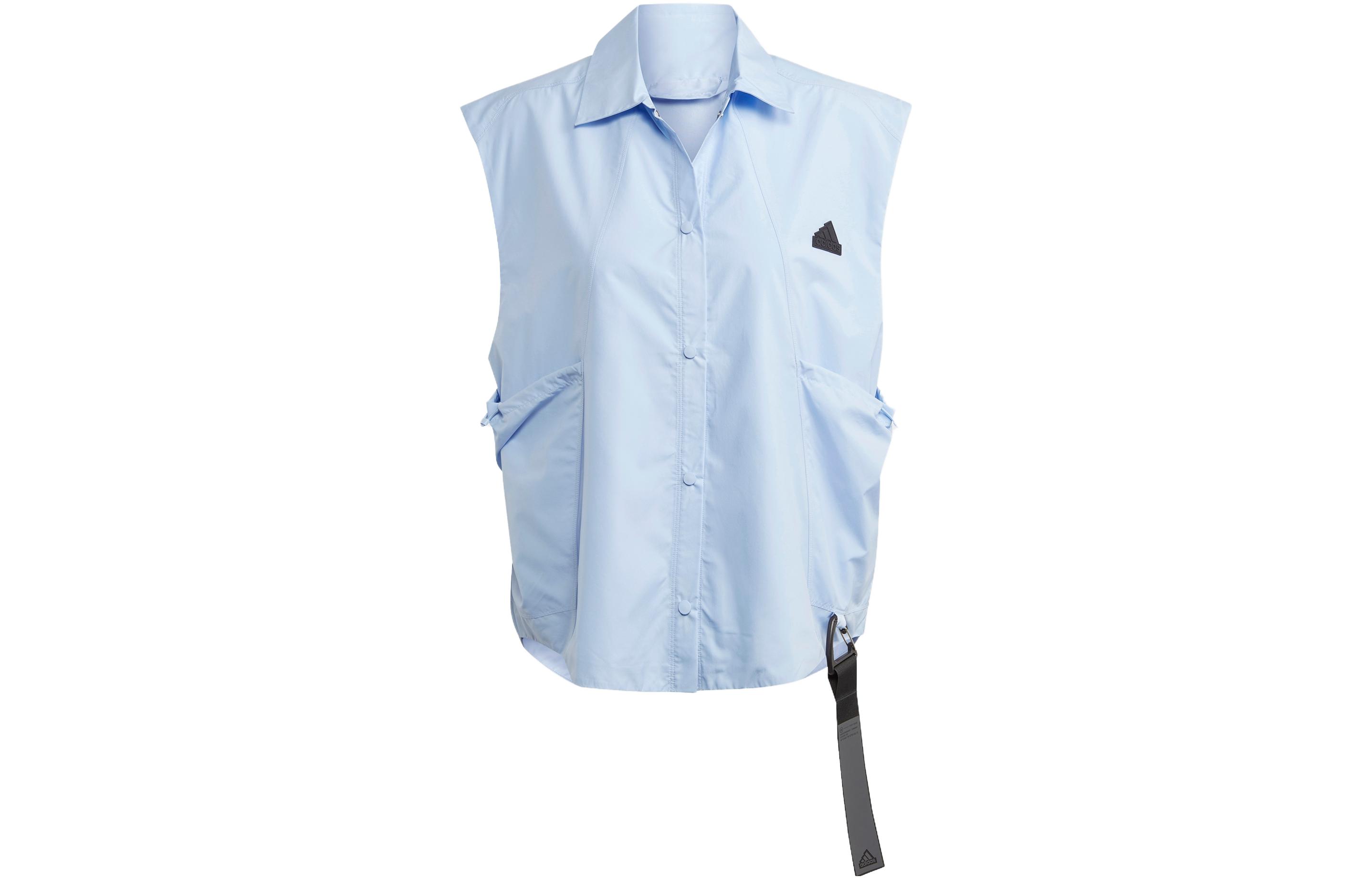 

Adidas CITY ESCAPE Vests Women s Blue Lapel Moderate Other IA2138 L