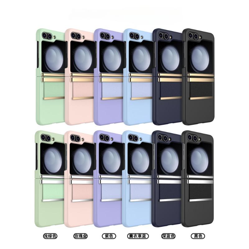 Galaxy Z Flip6 Rubber Strip Protection Phone Case for Samsung Galaxy Z Flip 6 5  Flip6 Flip5 5G Shockproof Fall Prevention Cover