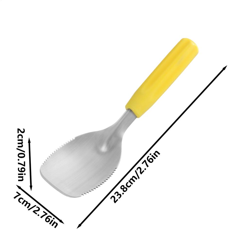 Stainless Steel Ice Cream Scoop Serrated Ergonomic Heavy Duty Shovel Stainless Steel Cookie Scoops For Baking Dessert Sandwich