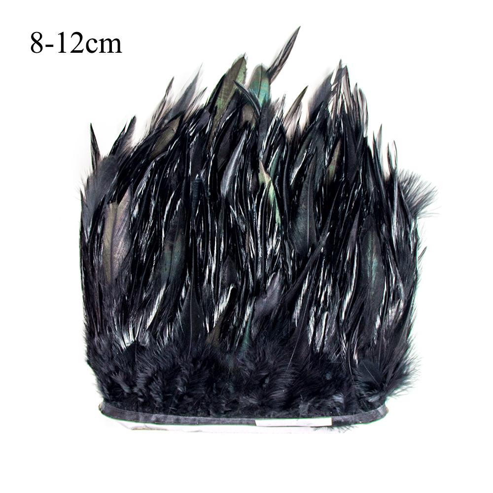 Feather1 Meter Natural Feather Trim Fringe Multi-color White Black Red Ostrich Turkey Feathers for Wedding Dress Decoration DIY Crafts