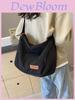 Canvas Bag For Women With Zipper Closure And Interior Phone Pocket For Daily Use