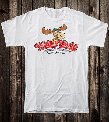 Ρετρό T-Shirt Διαφήμισης Διακοπές Ταινία Vtg Τέχνη Πρωτότυπο Wally World Marty Moose Unisex T-Shirt