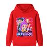Autumn Winter Huntrx Anime Character Printed Hoodies Casual Warm Sports Long Sleeved Children's Boy and Girl Kids Unisex Hooded Sweatshirts