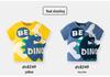 2025 Kids' 3D Dinosaur Short Sleeve T-shirt - Boys’ Cartoon Korean Style Summer Clothing
