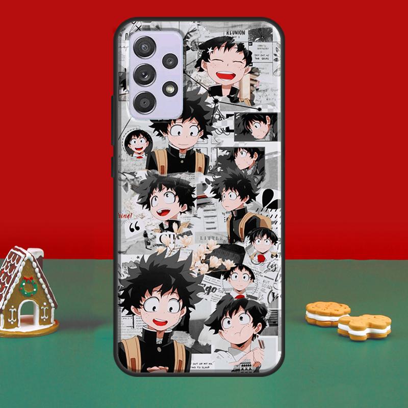 Deku Izuku Midoriya My hero academia Case For Samsung A52 A12 A22 A32 A42 A72 A51 A71 A50 A70 A41 A31 A11 A21S A52S Soft Cover