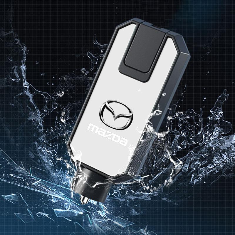 3 In1 Car Safety Hammer Emergency Glass Breaker High Hardness For Mazda 3 5 6 323 626 CX-3 CX-4 CX-5 CX-7 CX-9 Axela 6 RX8 7 MX3