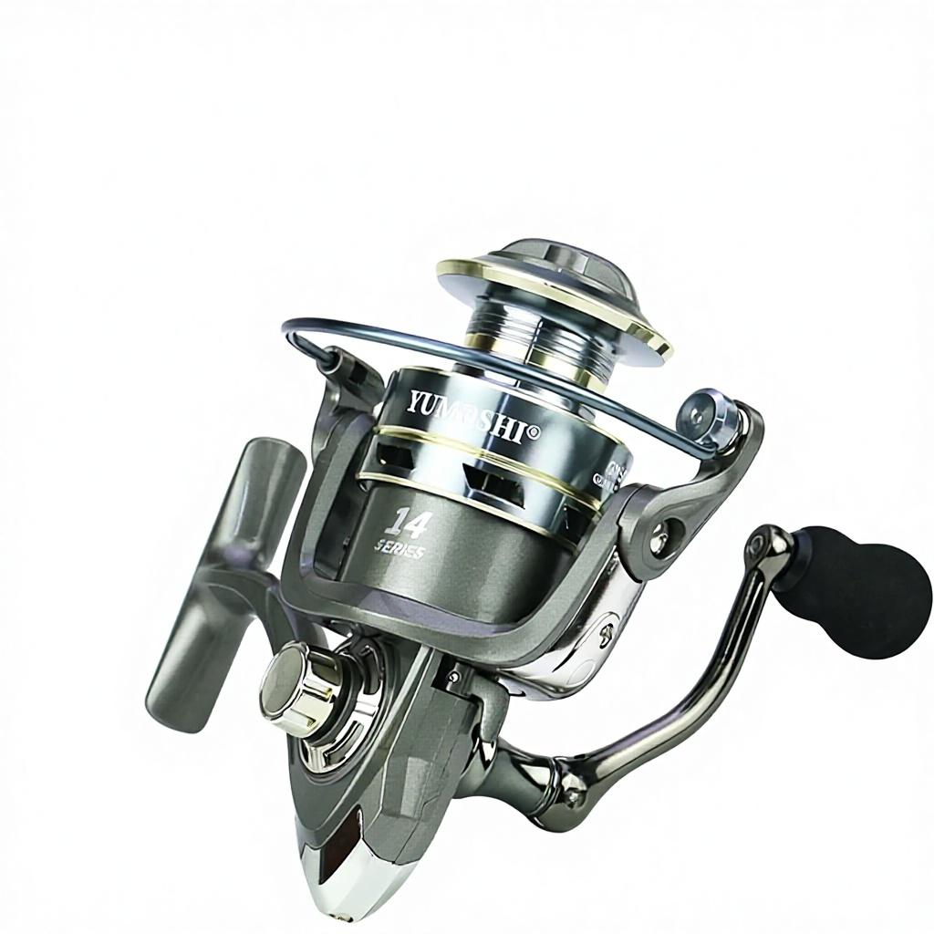 Full Metal Ultra Light Spinning Reel for Professional Saltwater Fishing with Waterproof Sealed Bearings 1000