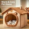 Detachable Washable Pet House Four‑Season Universal Dog Cat Bed Soft Indoor Sleeping Shelter Nest for Small Dogs Cats