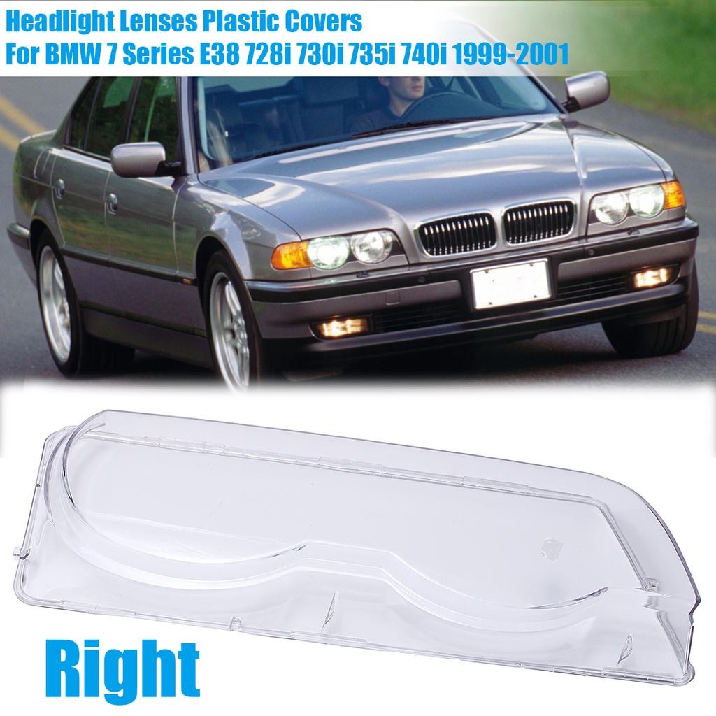 Headlight Cover Headlamp Lens Cover Replacement For BMW E38 728i 730i 735i 740i 1999 2000 2001 Headlight Cover Shell