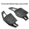 2pcs Car Ste ing Wheel   Paddles Aluminum Alloy AntiSlip Int ior Decoration Accessories(Red )