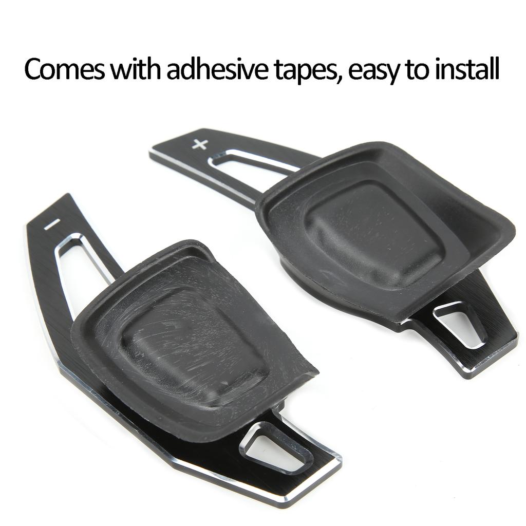 2pcs Car Ste ing Wheel   Paddles Aluminum Alloy AntiSlip Int ior Decoration Accessories(Red )