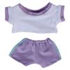 Niannyyhouse 10cm, 15cm, 20cm Plush Clothes, Sportswear, Color Blocking, T-Shirt, Pants, Dress-Up, Cotton Doll, Accessories (a10, 15cm)