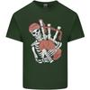 A Skeleton Playing the Bagpipes Unisexs Light Cotton TShirt