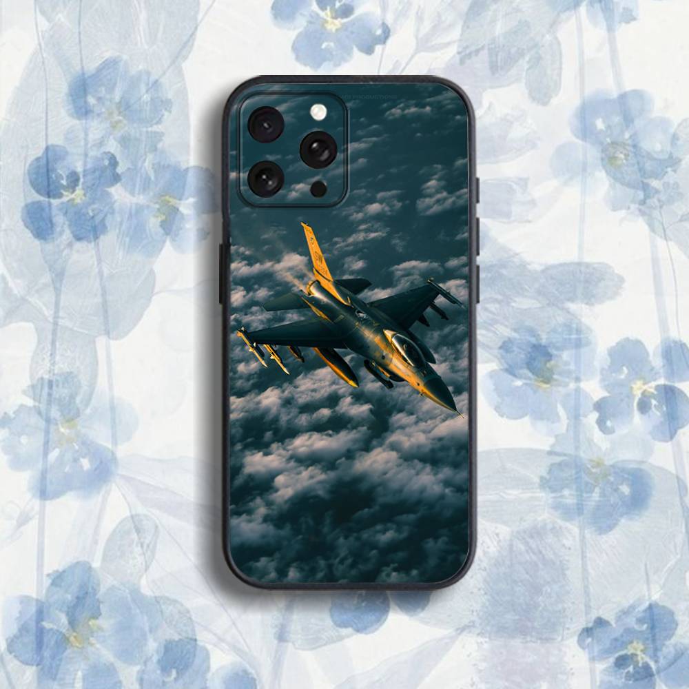 Fighter j-jets take off Phone Case For iPhone 17,16,15,14,13,12,Pro,Max,Plus,E,SE4,Air,Mini Black Soft Box