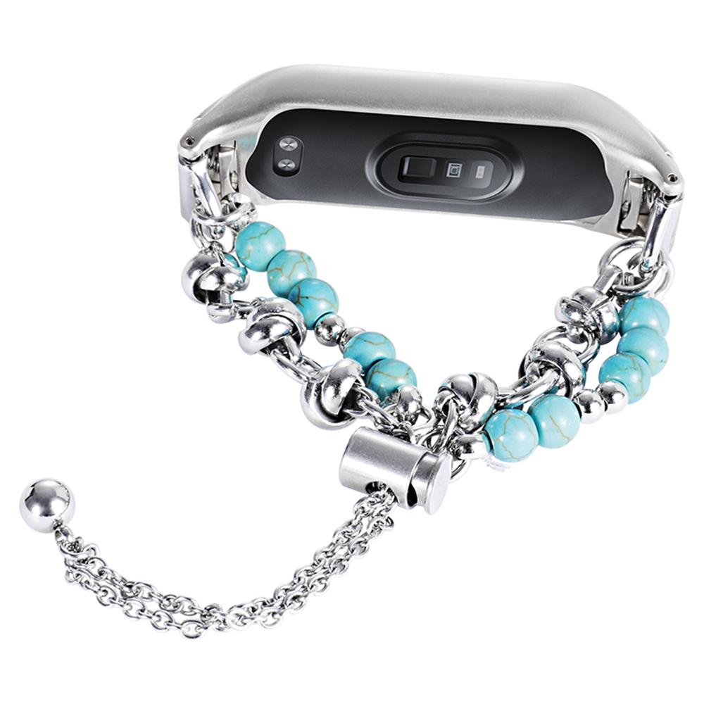 

Chain Wristband Mi Band 10/9 8 7 6 Bracelet for Xiaomi Mi Band 5 4 Strap Replacement Metal Smart Bands Alloy Women Accessories Mi Band 5 6 синий