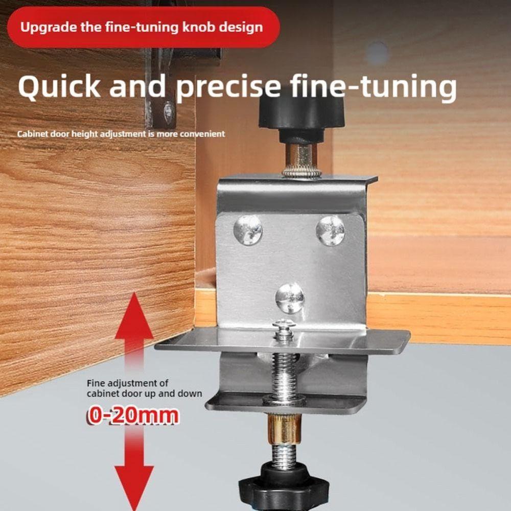Easily Adjustable Mounting Jig Thickened Cabinet Door Positioning Tool for Most Cabinet Doors