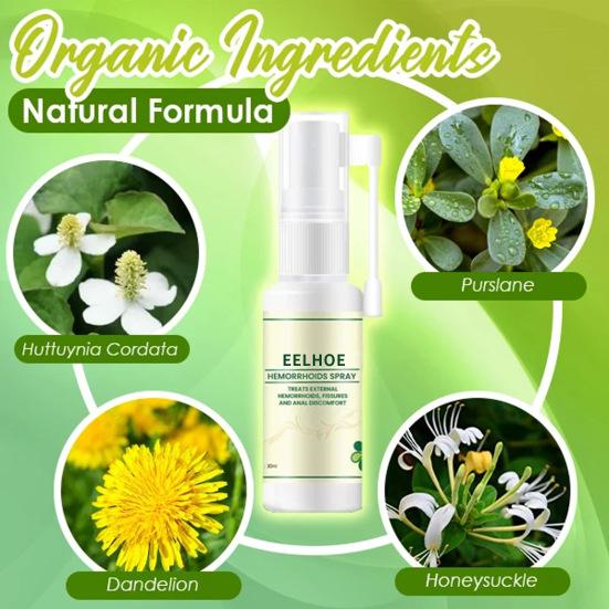Yousheng 30ml Hemorrhoids Spray Effective Anti-Itch Herb Ingredient Agent Relieve Anal Pain Hemorrhoids Spray for Adult