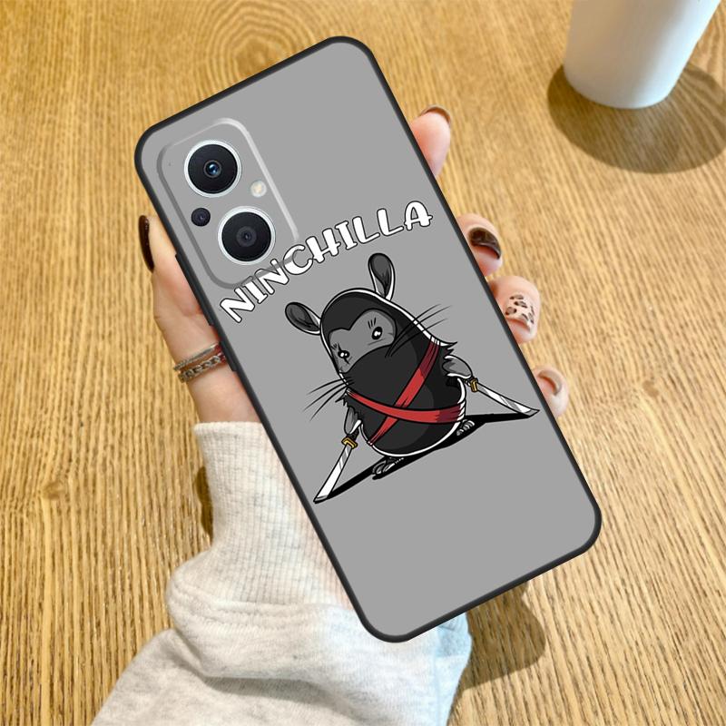 Süße Cartoon Chinchilla Hülle Für OPPO Reno 10 11 12 13 14 Pro 14F 13F 12F 11F 7 8 Lite OPPO Find X5 X8 X9 Pro Hülle