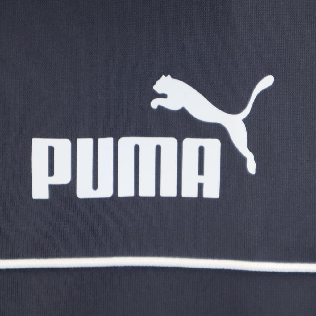 PUMA Track jacket Setup M gray Tricot-lined jersey Men's Used