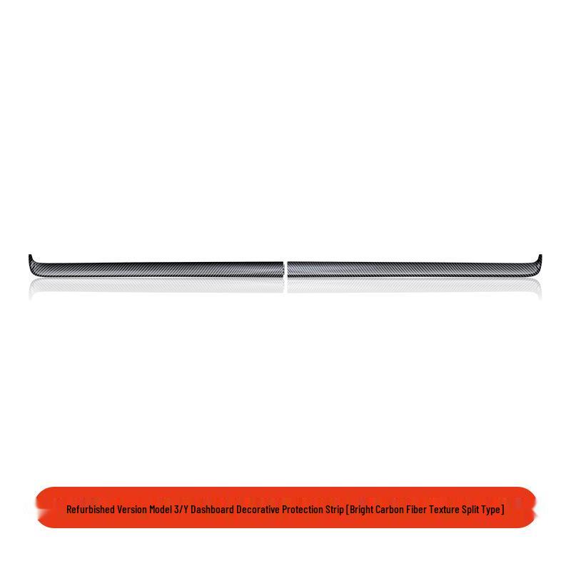 Tesla Model 3/Y Dashboard Decorative Protection Strip Panel Stickers