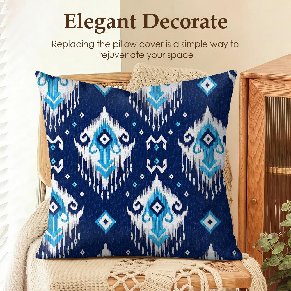 Russian Shading Cushion Cover Natural Linen Organic Fabric DoubleSided Printing Sofa Home Decor Gift Pillow Case