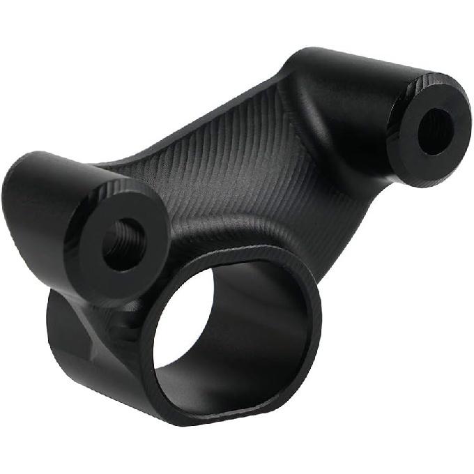 NICECNC Black Motorcycle Exhaust Bracket Exhaust Muffler Support Muffler Hanger Bracket Mount Holder Compatible with 790 Duke 2018-2023, 890 Duke