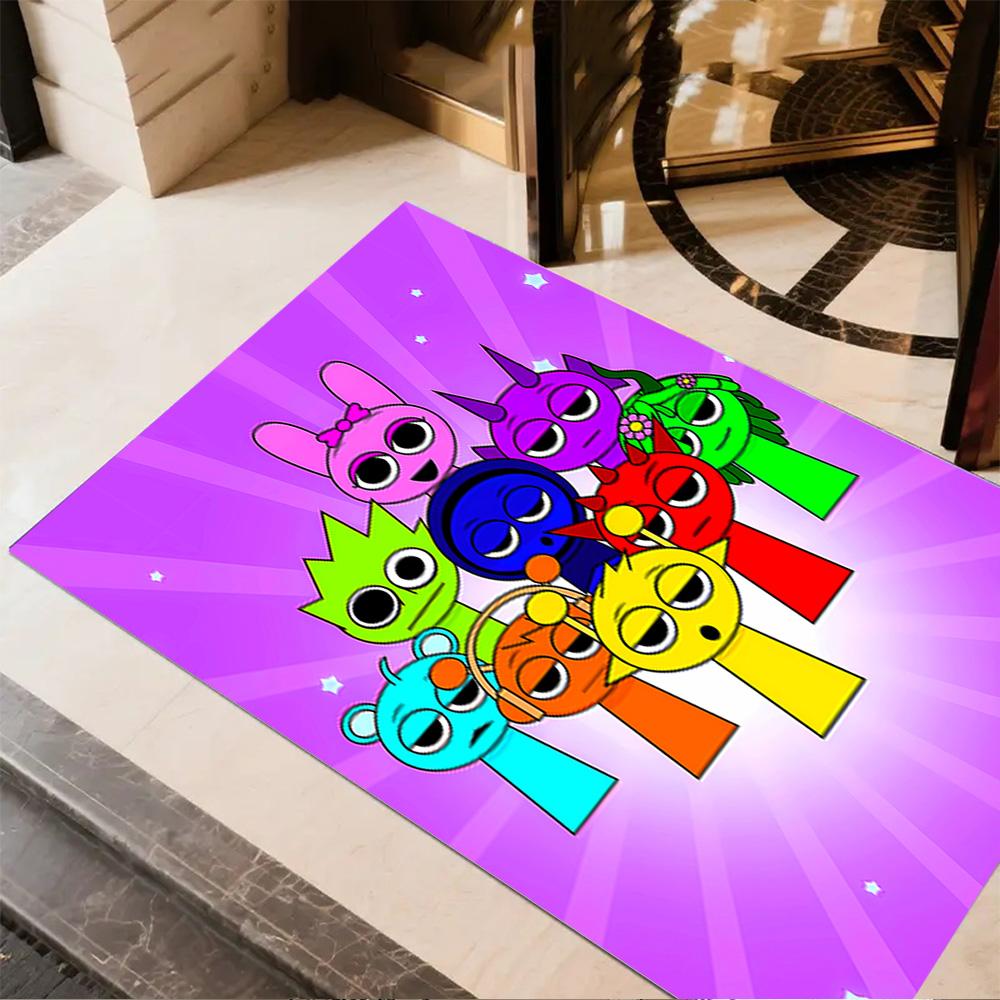 Sunny Bunnies Forever Friends Carpet Design for Hallway Playrooms Bedrooms Game Room Antislip Carpet Office home decor Perfect Gift for Women/Men