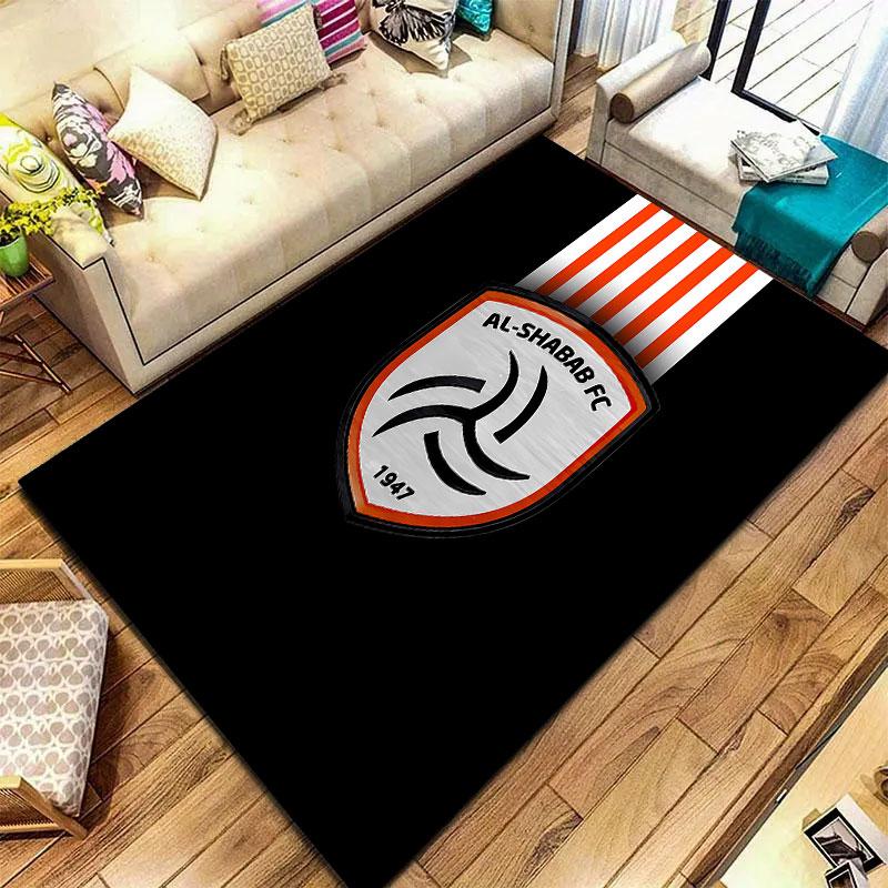 Al-Shabab FC Carpet Rug for Living Room Bedroom Home Sofa Decoration,Kids play Non-slip Floor Mat