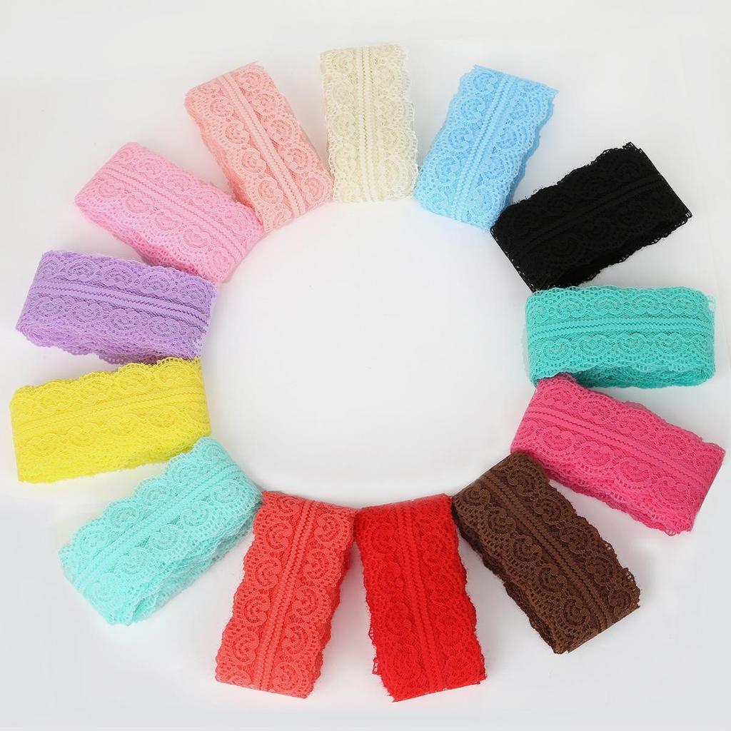 Koronka bez rozciągliwości - 5 jardów Dekoracyjny dodatek do odzieży DIY