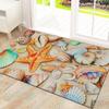 2D Flat-1pc Colorful Doorway Floor Mats , Suitable for entrance, kitchen, living room, rectangular carpet decoration.