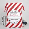 Merry Christmas Drawstring Canvas Gift Bags New Year Gift Santa Sacks Personalized Santa Bag Large Santa Claus Bag