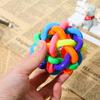 Pelota de Goma Colorida Juguete para Gato Mascota con Cascabel Pequeño para Ejercicio Interactivo Divertido