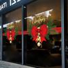 Christmas Window Decoration Atmosphere Decoration Bow Window Display Static Glass Stickers